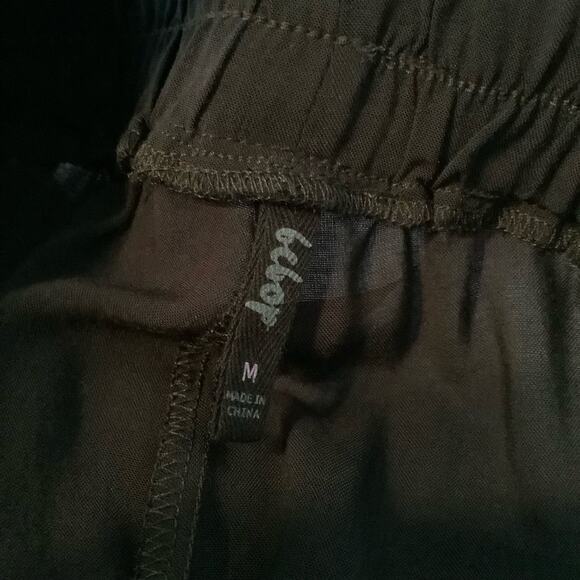 Bebop Black Challis Pom Pom Pull On Shorts Medium NWT - Picture 5 of 7